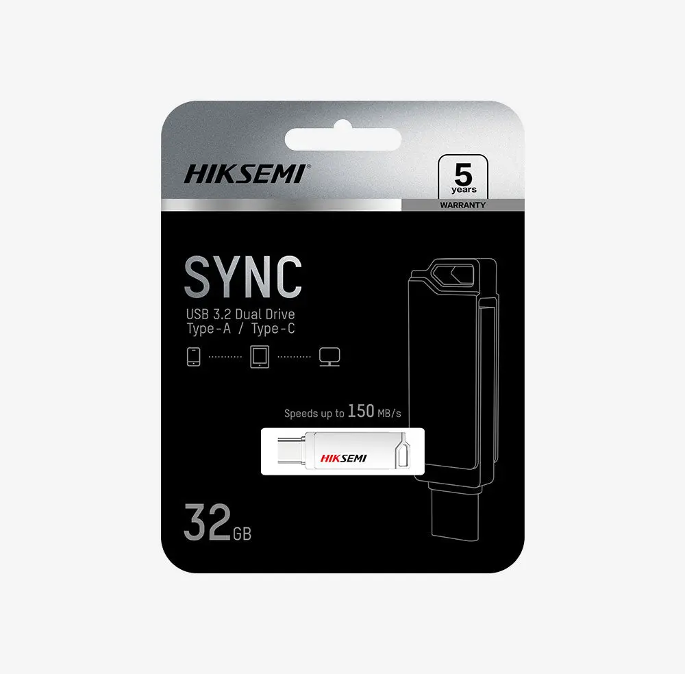 HIKSEMI  SYNC  USB 3.2 Dual Drive Type-A / Type-C