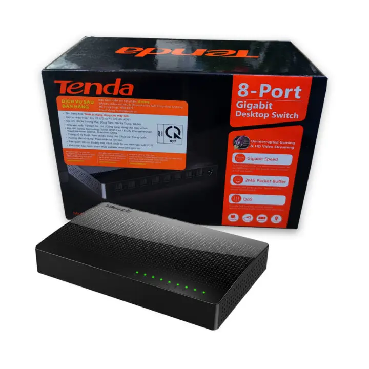 Tenda 8-Port Gigabit Desktop Switch