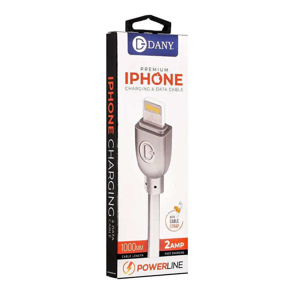 Dany charging and data cable for iphone