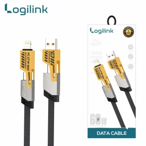 LOGILINK 4 in1 60W Charging and Data cable