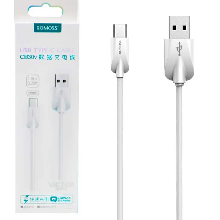 Romoss type Usb to type-C  charging and data cable