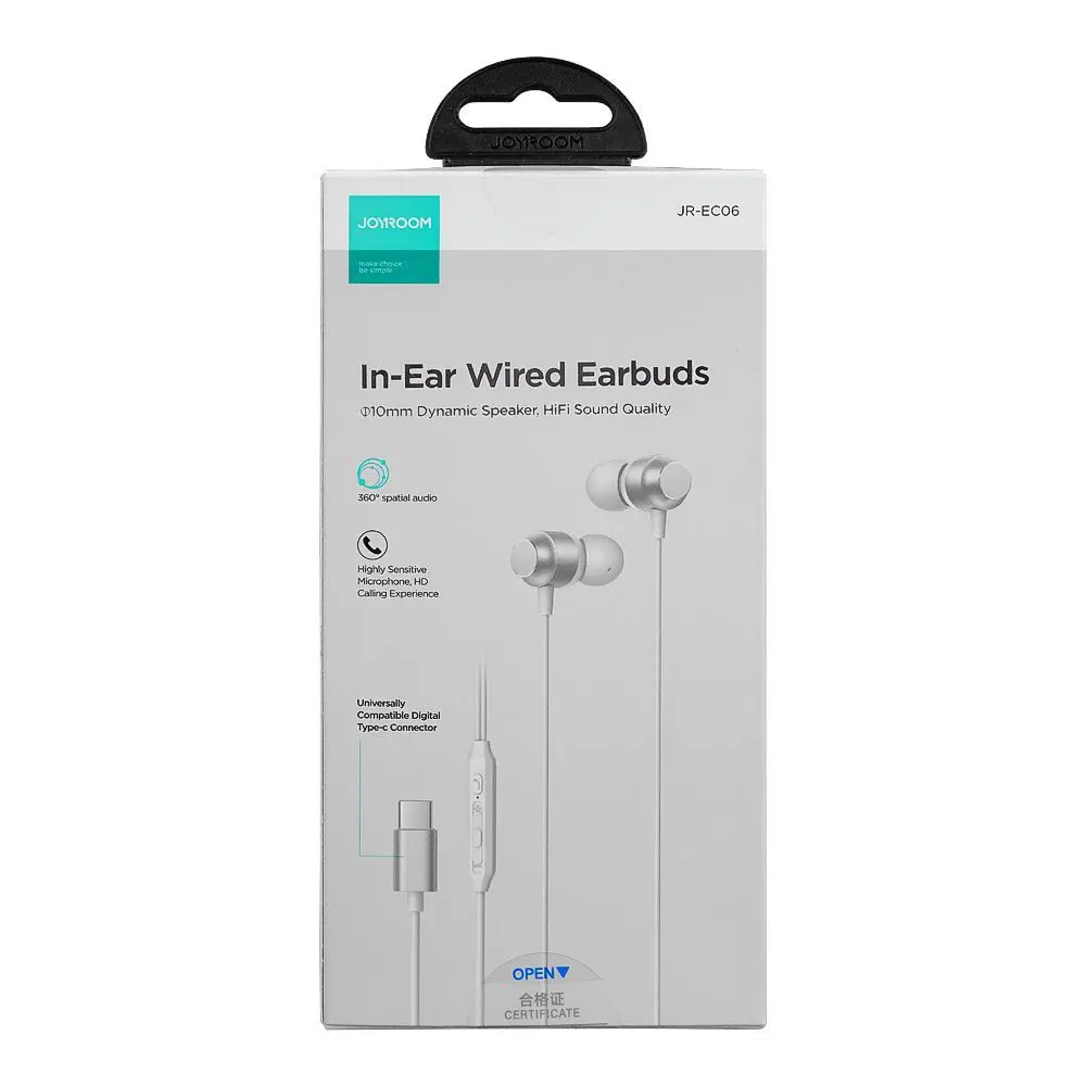 Joyroom JR-EC06 wired earbuds/ handsfree