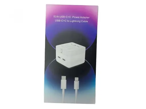 Iphone 14 pro 50W charger with two cables